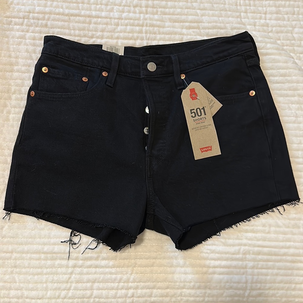 Levi’s 501 high rise shorts